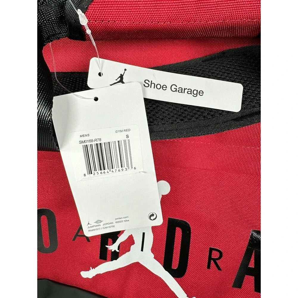 Air Jordan Bag Jumpman Duffel Gym Red Sport Bag Shoe Garage SM0168-R78 NEW